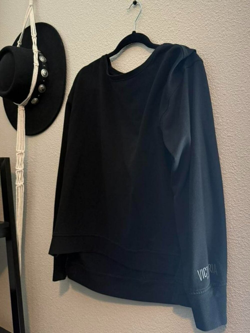 Victoria's Secret black sport sweatshirt